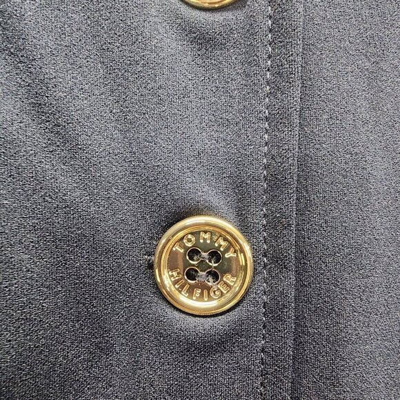 NEW Tommy Hilfiger Women's Scuba Fit and Flare Midi Dress Navy Blue Size 12 $119 - Picture 5 of 12